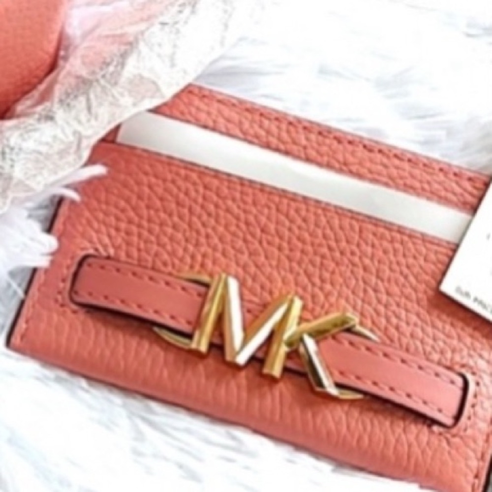 MICHAEL Michael Kors Reed Logo Ctedit Card Holder Case  - NWT